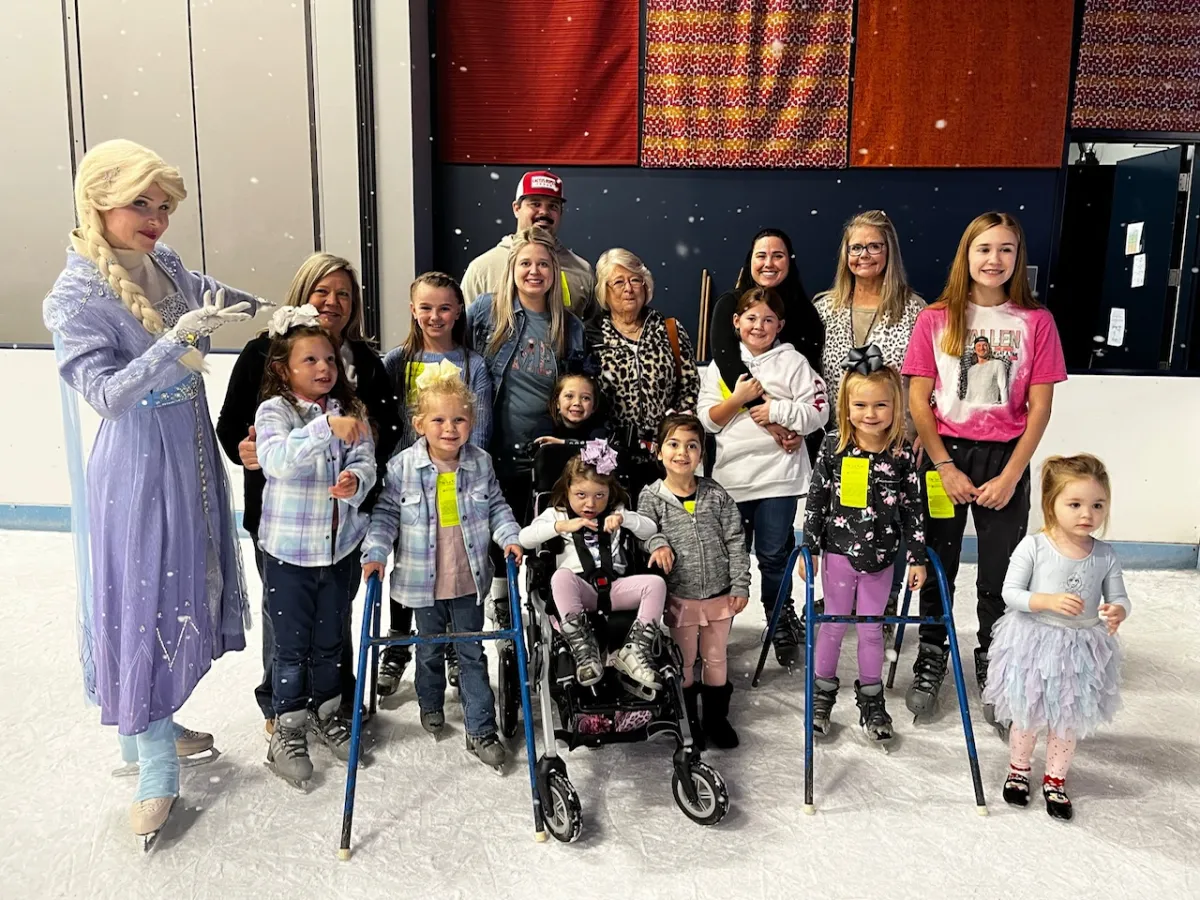 a group of people posing for a photo